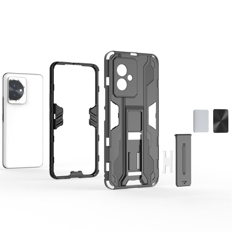 For Honor 100 Supersonic Armor PC Hybrid TPU Phone Case(Grey)