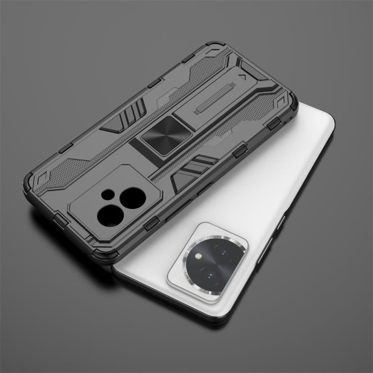 For Honor 100 Supersonic Armor PC Hybrid TPU Phone Case(Grey)