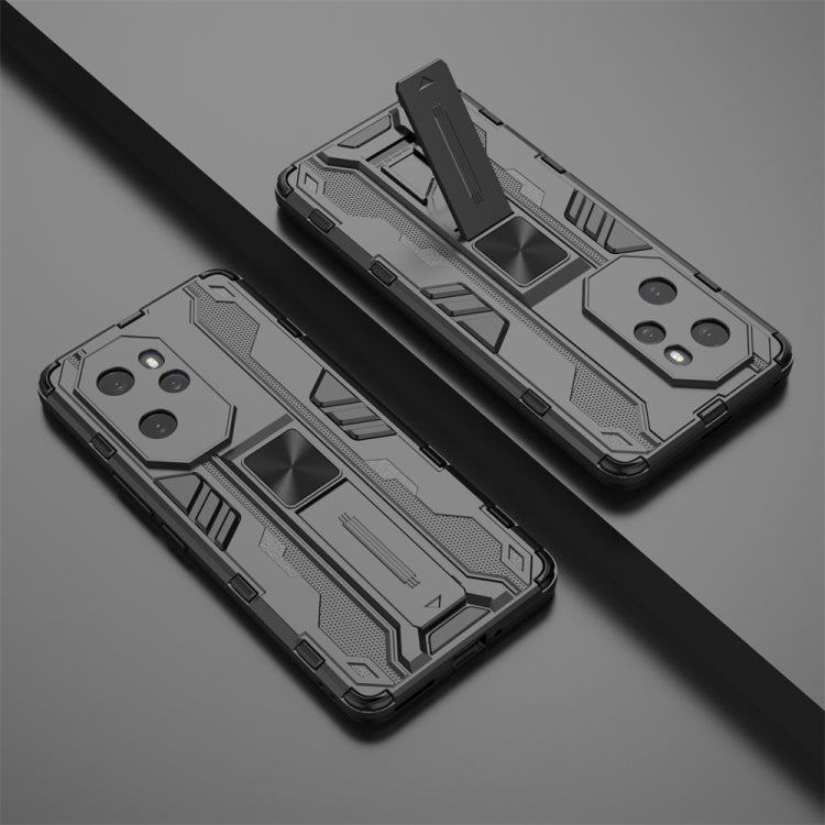 For Honor 100 Pro Supersonic Armor PC Hybrid TPU Phone Case(Black)