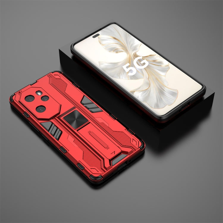 For Honor 100 Pro Supersonic Armor PC Hybrid TPU Phone Case(Red)