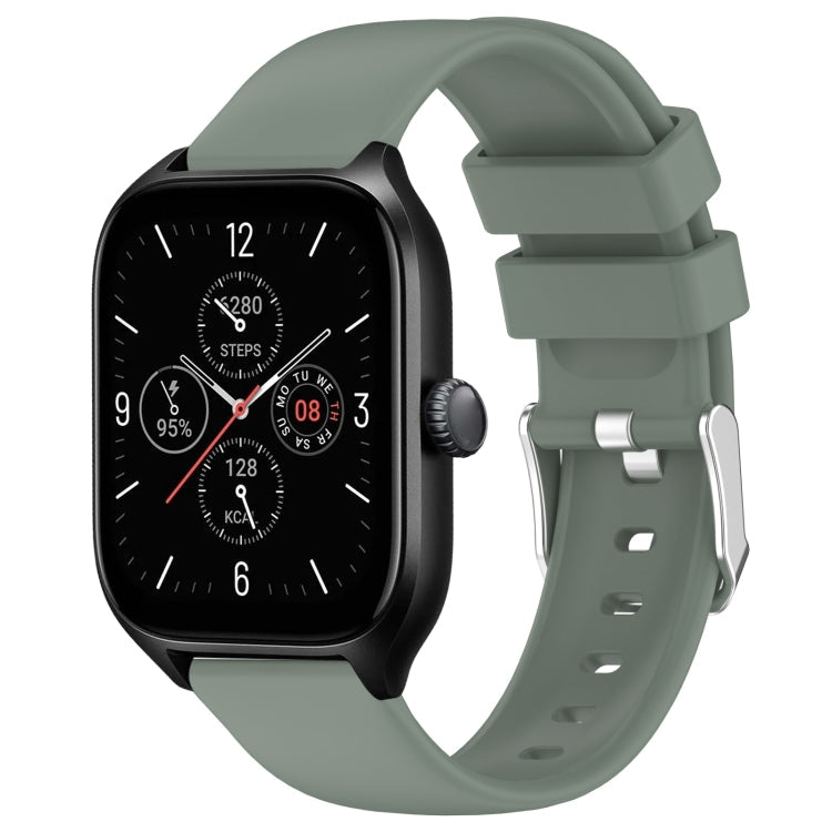 20mm Smooth Solid Color Silicone Watch Band, For Amazfit GTS 4, For Amazfit GTS 4 Mini