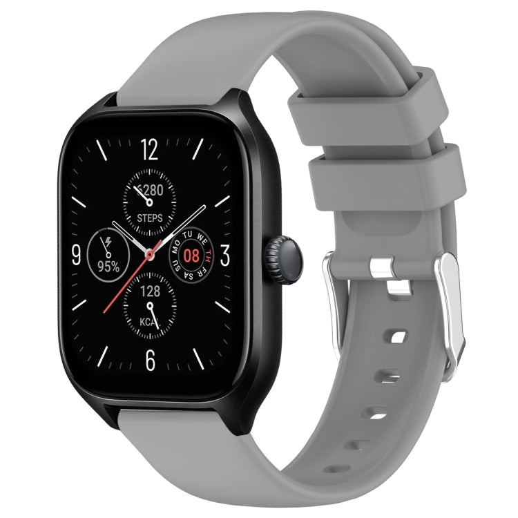 20mm Smooth Solid Color Silicone Watch Band, For Amazfit GTS 4, For Amazfit GTS 4 Mini