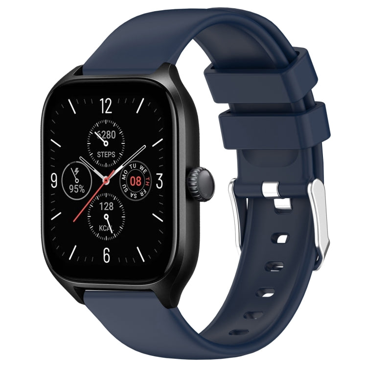 20mm Smooth Solid Color Silicone Watch Band, For Amazfit GTS 4, For Amazfit GTS 4 Mini