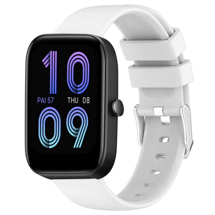 20mm Smooth Solid Color Silicone Watch Band, For Amazfit Bip 3, For Amazfit Bip 3 Pro