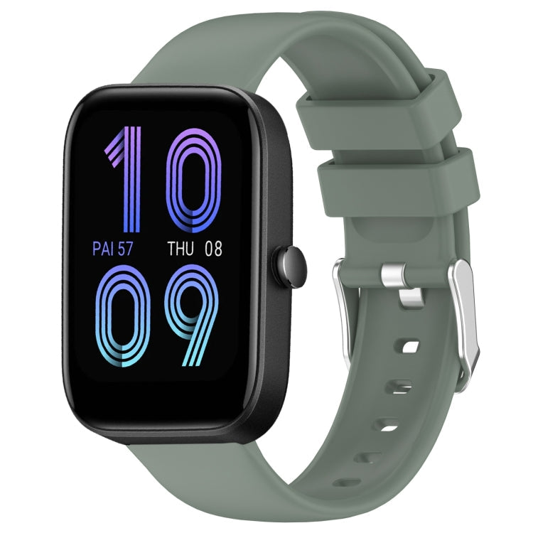 20mm Smooth Solid Color Silicone Watch Band, For Amazfit Bip 3, For Amazfit Bip 3 Pro