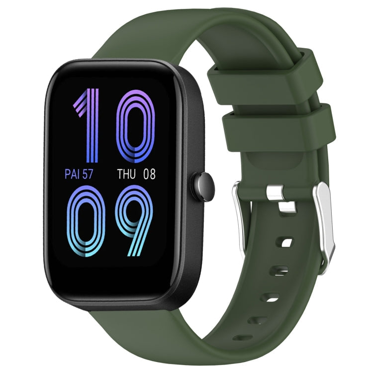 20mm Smooth Solid Color Silicone Watch Band, For Amazfit Bip 3, For Amazfit Bip 3 Pro