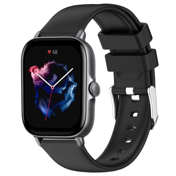 20mm Smooth Solid Color Silicone Watch Band, For Amazfit GTS 3, For Amazfit GTS 2 Mini