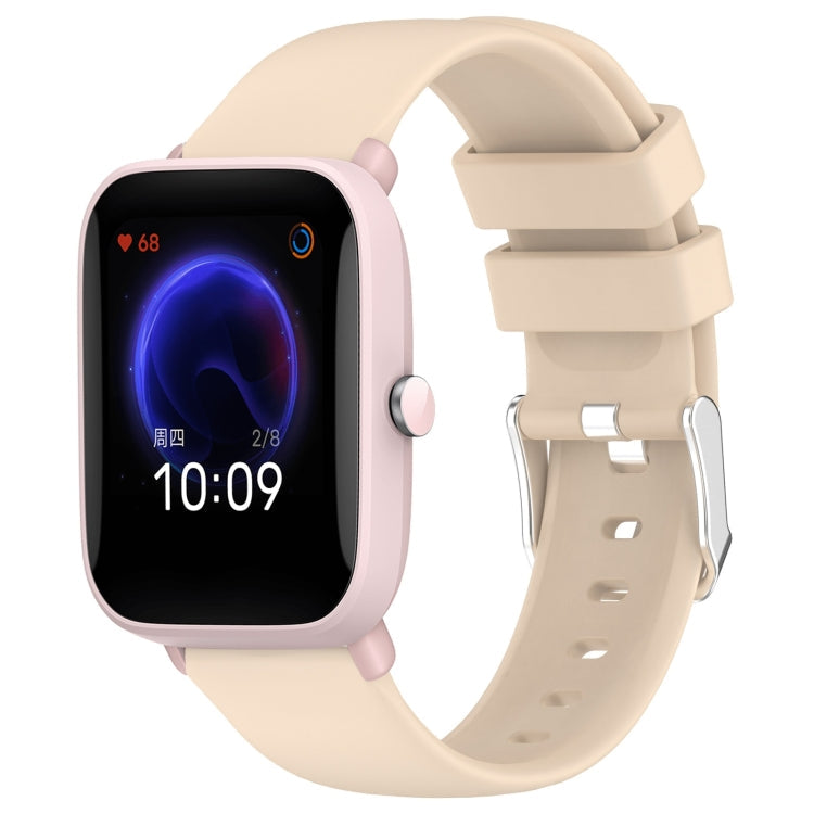 20mm Smooth Solid Color Silicone Watch Band, For Amazfit Pop Pro, For Amazfit Pop