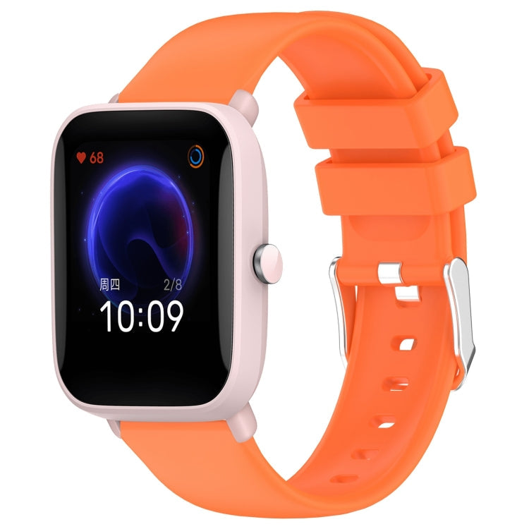 20mm Smooth Solid Color Silicone Watch Band, For Amazfit Pop Pro, For Amazfit Pop