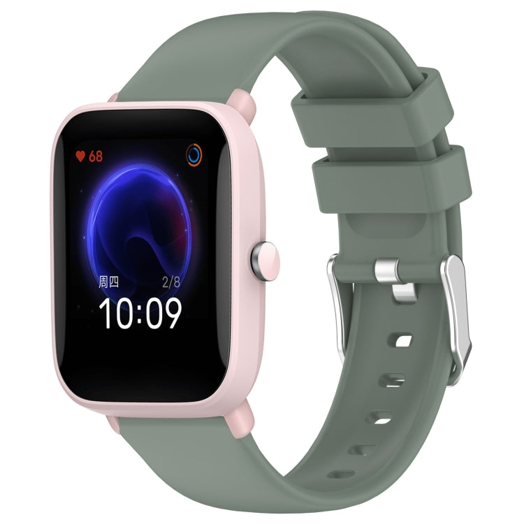 20mm Smooth Solid Color Silicone Watch Band, For Amazfit Pop Pro, For Amazfit Pop
