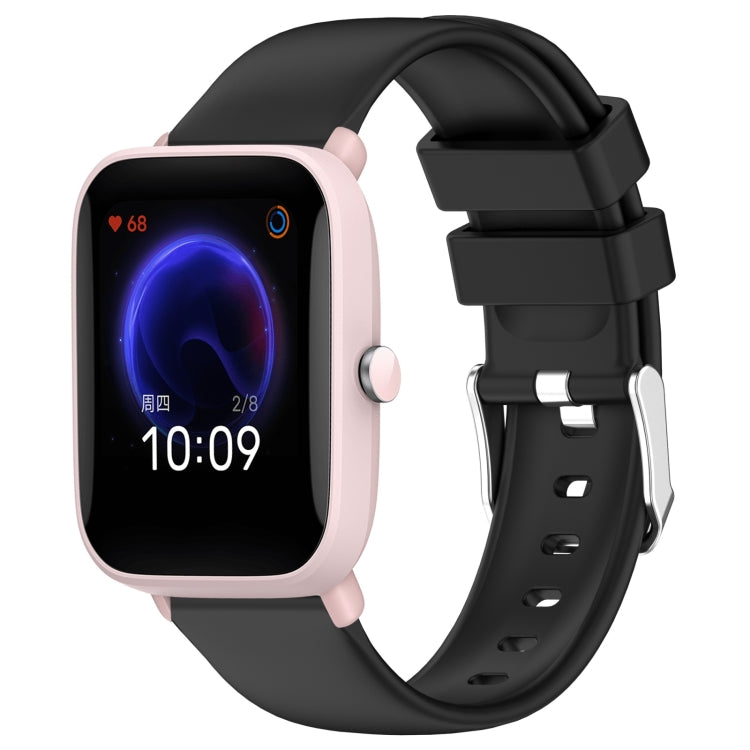 20mm Smooth Solid Color Silicone Watch Band, For Amazfit Pop Pro, For Amazfit Pop