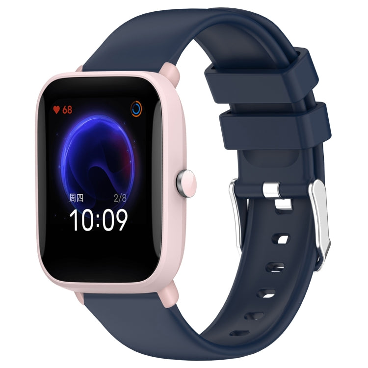 20mm Smooth Solid Color Silicone Watch Band, For Amazfit Pop Pro, For Amazfit Pop