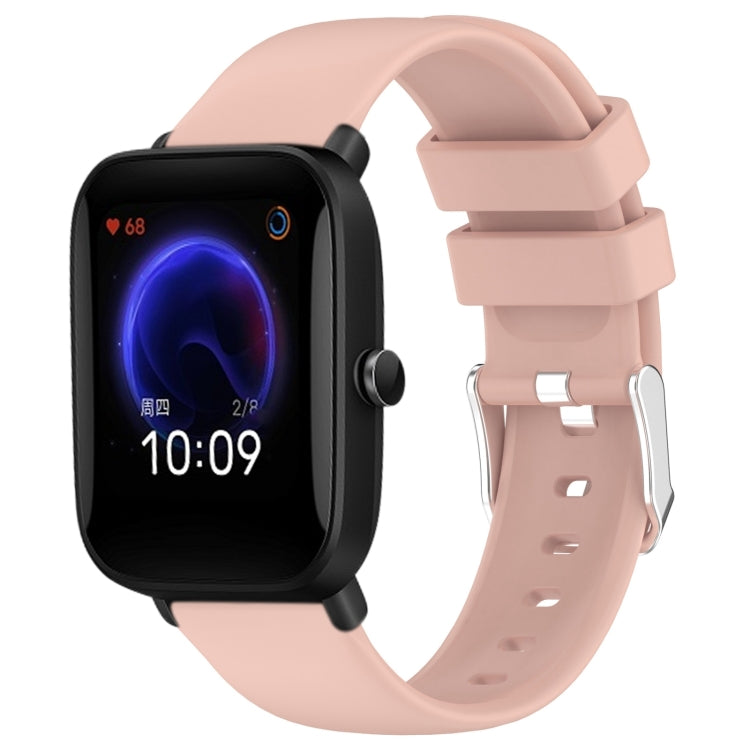 20mm Smooth Solid Color Silicone Watch Band, For Amazfit Pop Pro, For Amazfit Pop