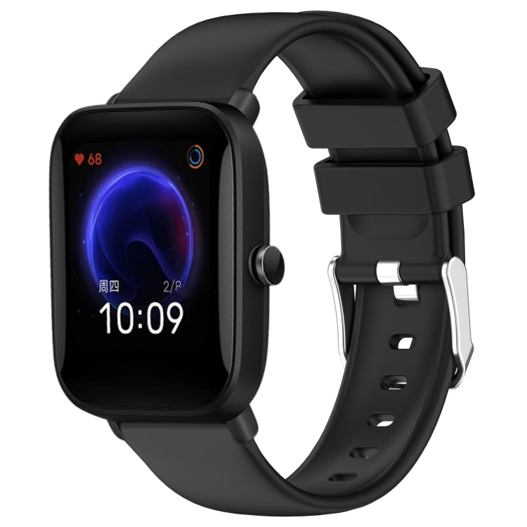 20mm Smooth Solid Color Silicone Watch Band, For Amazfit Pop Pro, For Amazfit Pop