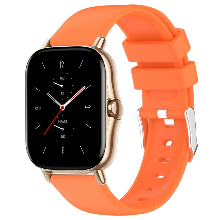 20mm Smooth Solid Color Silicone Watch Band, For Amazfit GTS 2