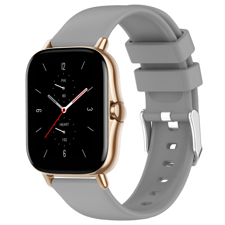 20mm Smooth Solid Color Silicone Watch Band, For Amazfit GTS 2