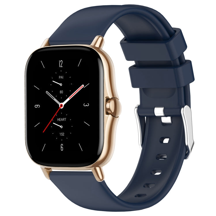 20mm Smooth Solid Color Silicone Watch Band, For Amazfit GTS 2