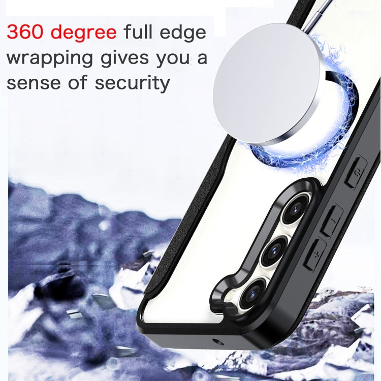 For Samsung Galaxy S24 5G MagSafe RFID Blocking Adsorption Flip Leather Phone Case(Purple)