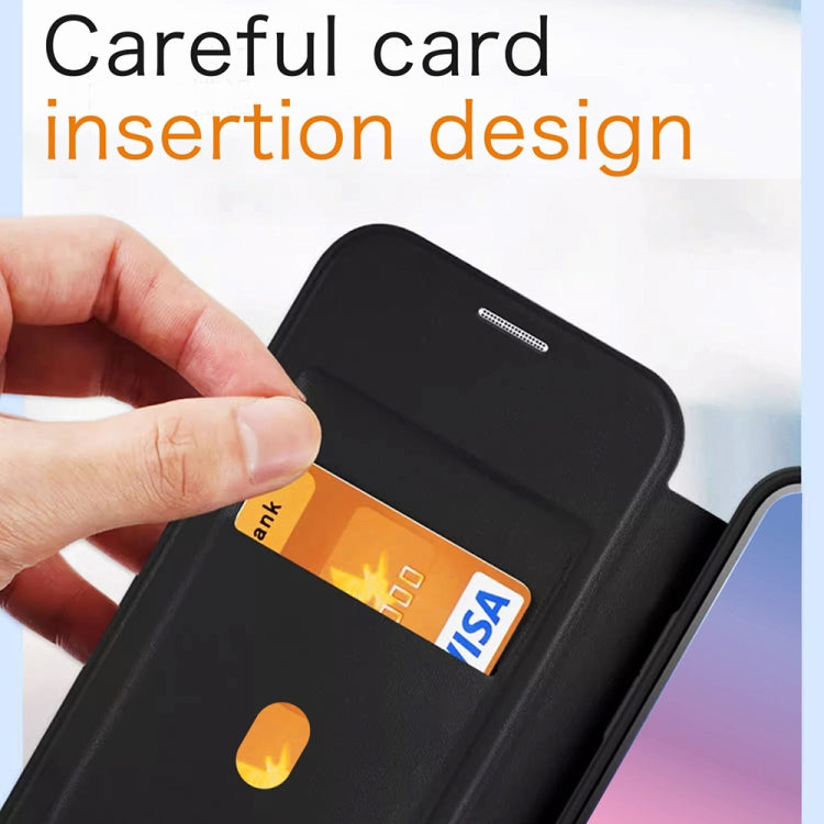 For Samsung Galaxy S24 5G MagSafe RFID Blocking Adsorption Flip Leather Phone Case(Purple)