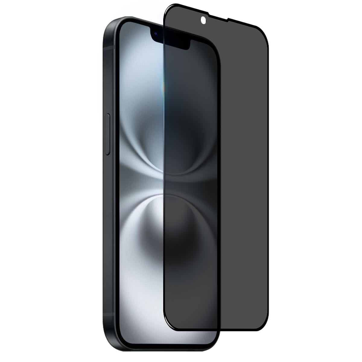 For iPhone 16e NORTHJO A++ 28 Degree Privacy Full Glue Silk Printing Tempered Glass Film