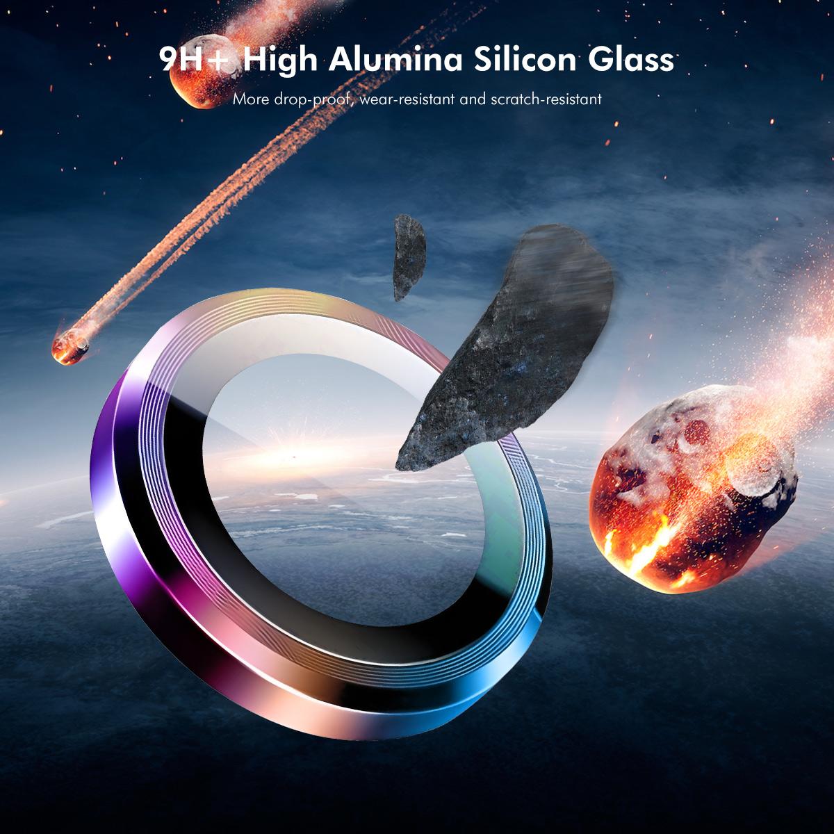 For Samsung Galaxy S25 Edge ENKAY Hat-Prince 9H Rear Camera Lens Aluminium Alloy Tempered Glass Film(Colorful)