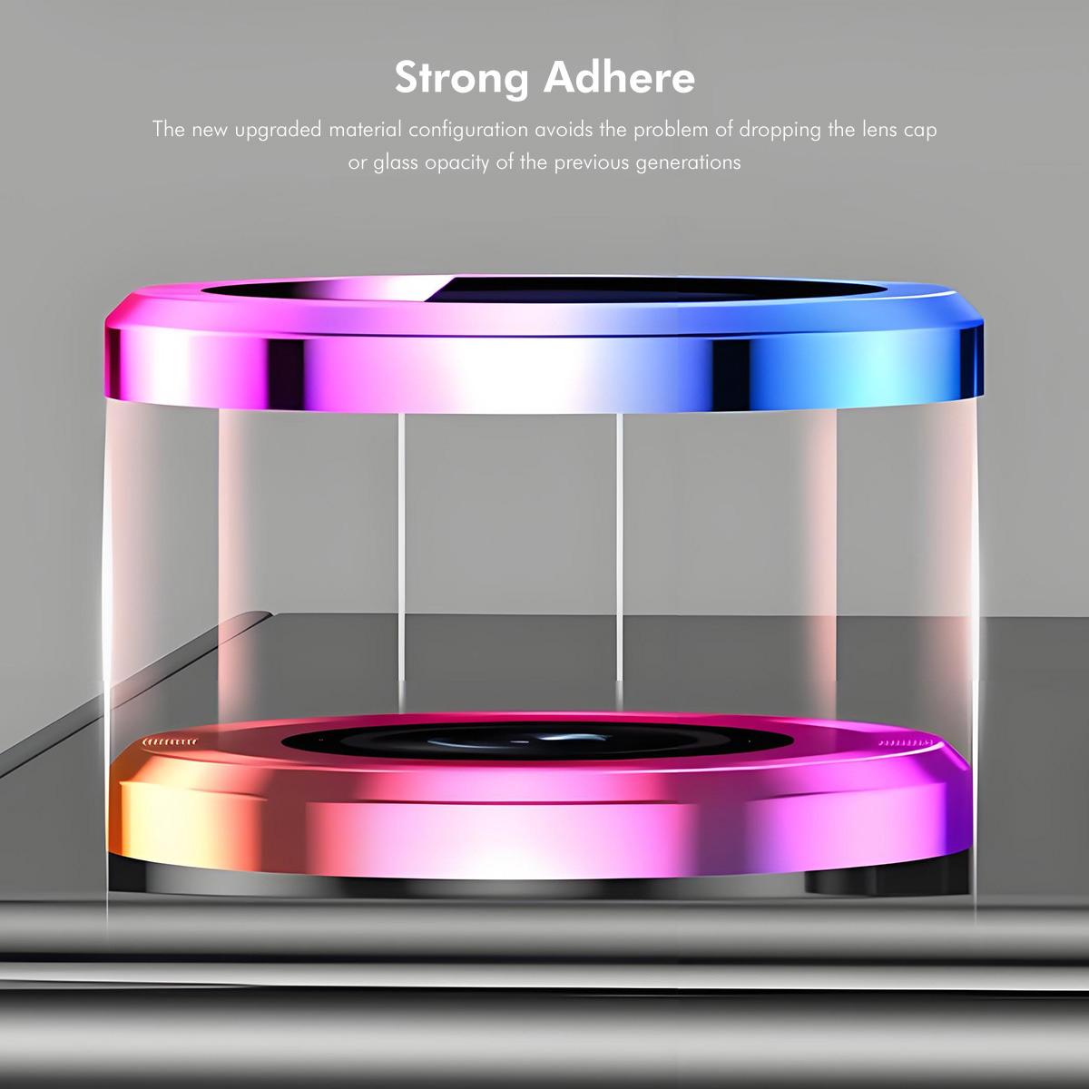 For Samsung Galaxy S25 Edge ENKAY Hat-Prince 9H Rear Camera Lens Aluminium Alloy Tempered Glass Film(Pink)