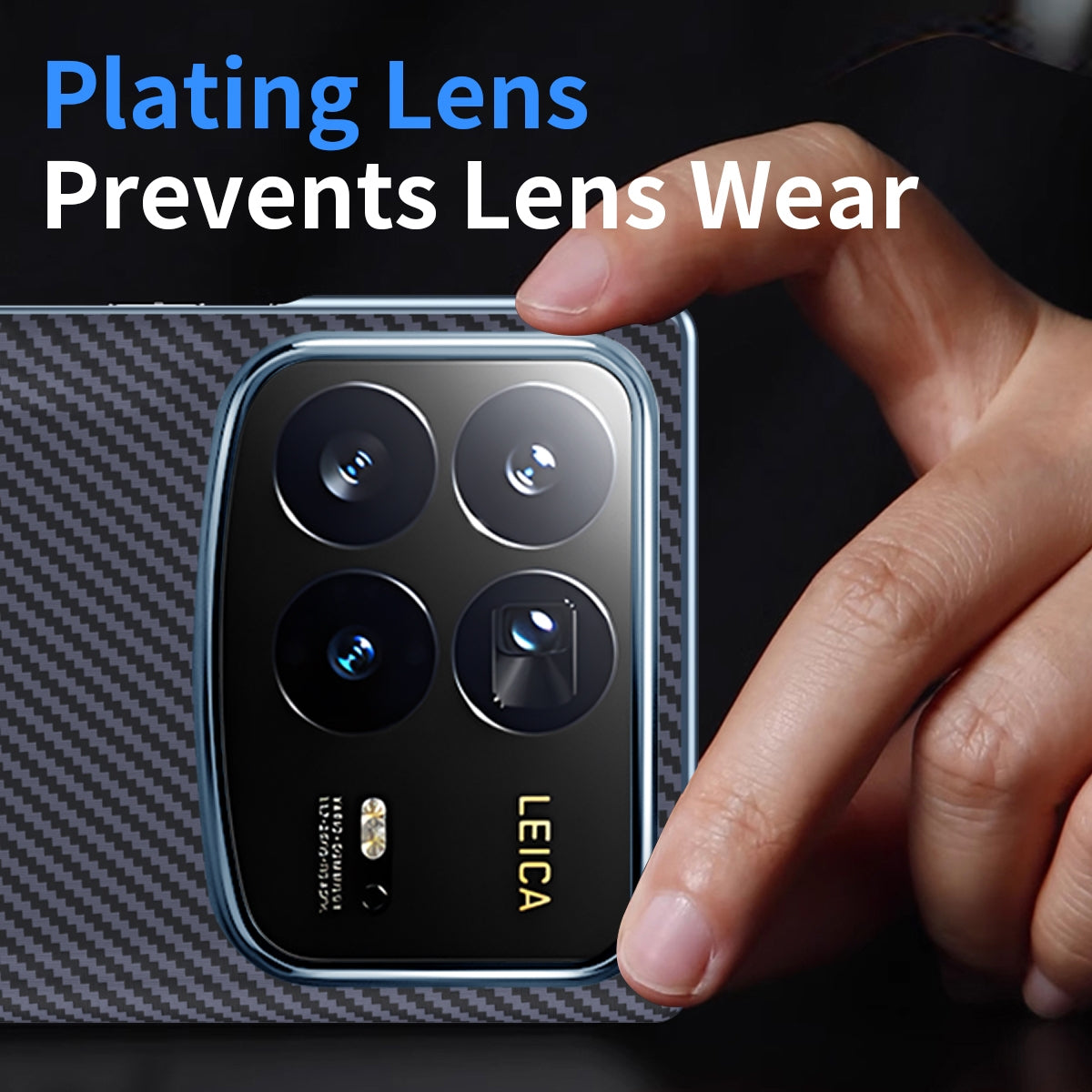 For Xiaomi MIX Fold 4 Electroplated Carbon Fiber Pattern Folding Phone Case with Hinge(Grey)