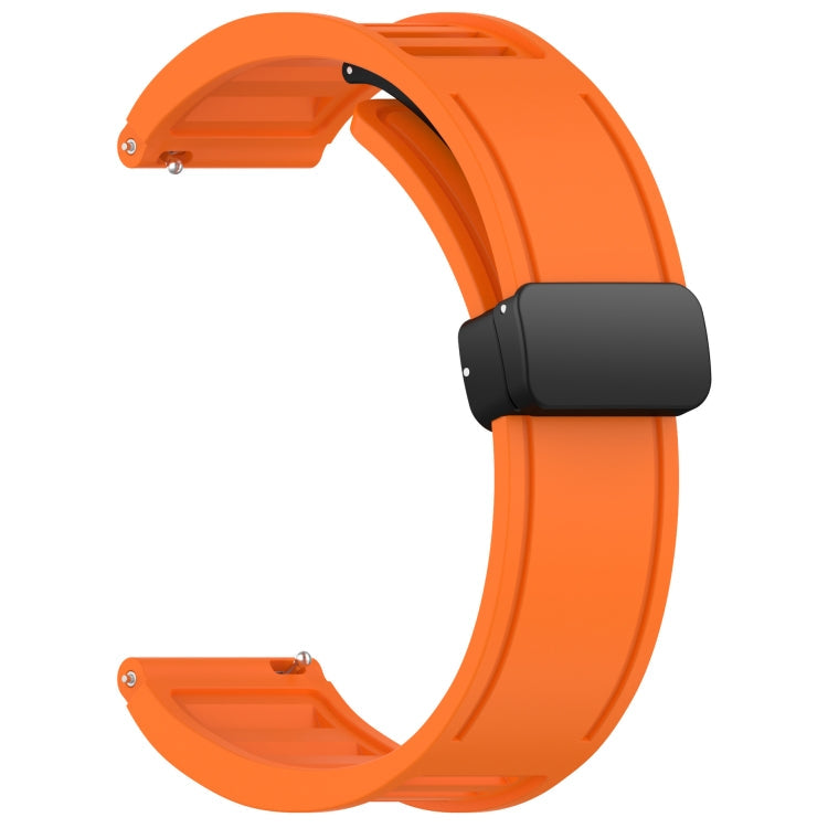 22mm Fold Magnetic Buckle Silicone Watch Band, For Amazfit GTR 2, For Amazfit 3