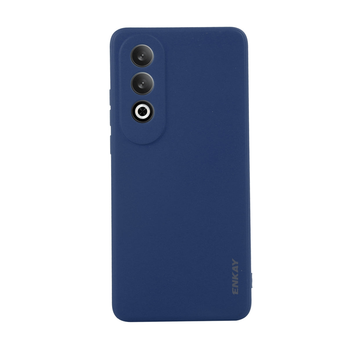 For OPPO K12 ENKAY Liquid Silicone Soft Shockproof Phone Case(Dark Blue)