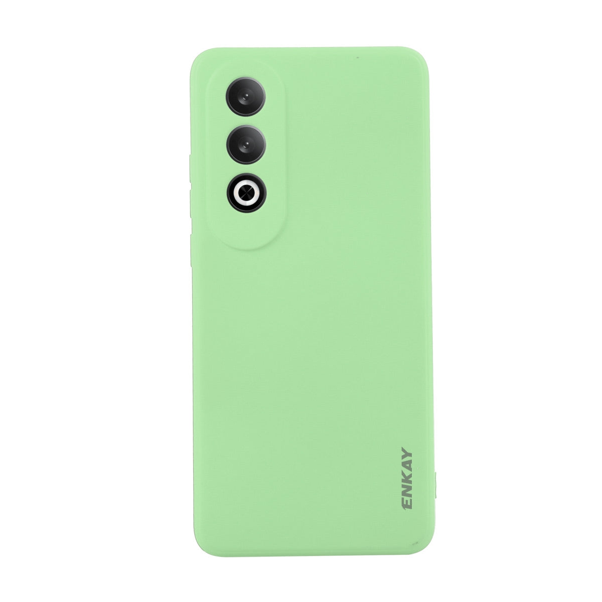 For OPPO K12 ENKAY Liquid Silicone Soft Shockproof Phone Case(Light Green)