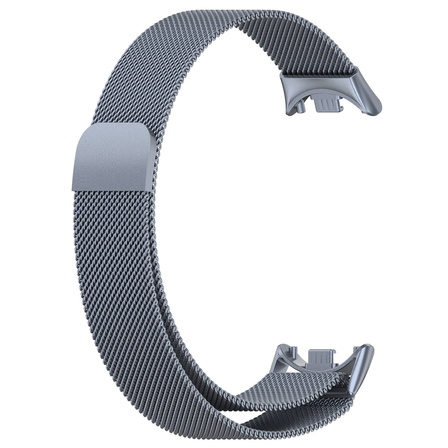 For Xiaomi Smart Band 10 / 9 / 8 Milan Magnetic Stainless Steel Watch Band(Gray)