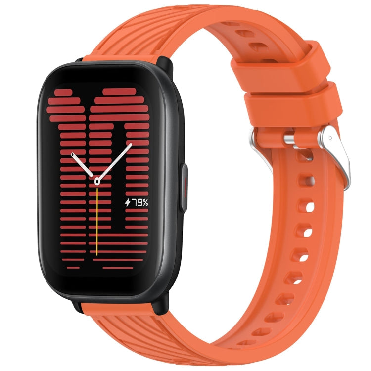 Stripe Texture 20mm Silicone Watch Band, For Amazfit Bip3 Pro, For Amazfit Active