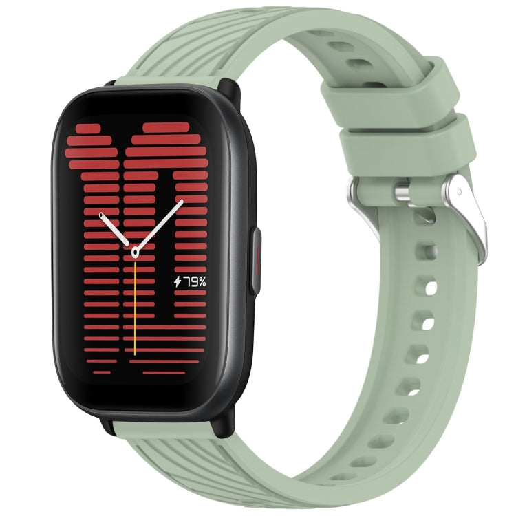 Stripe Texture 20mm Silicone Watch Band, For Amazfit Bip3 Pro, For Amazfit Active