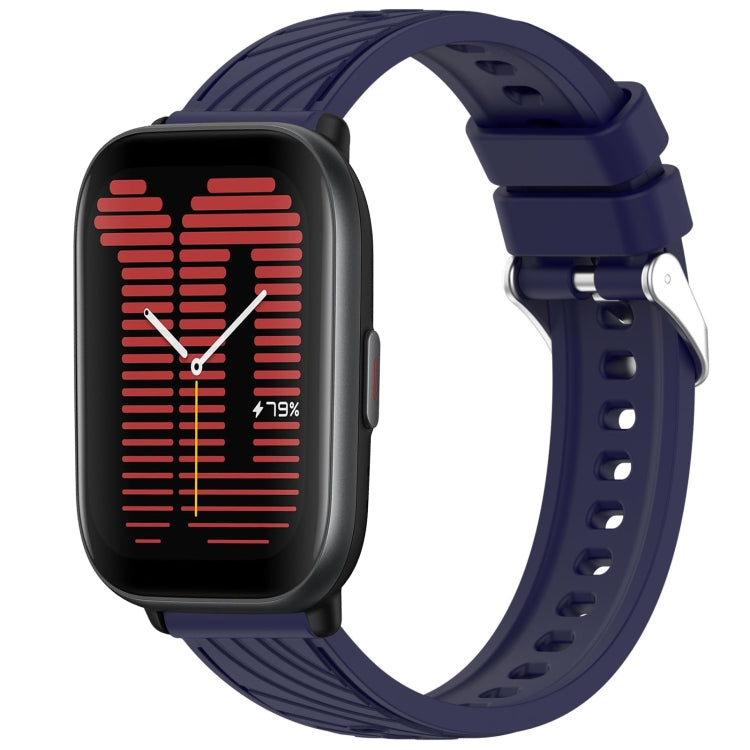 Stripe Texture 20mm Silicone Watch Band, For Amazfit Bip3 Pro, For Amazfit Active