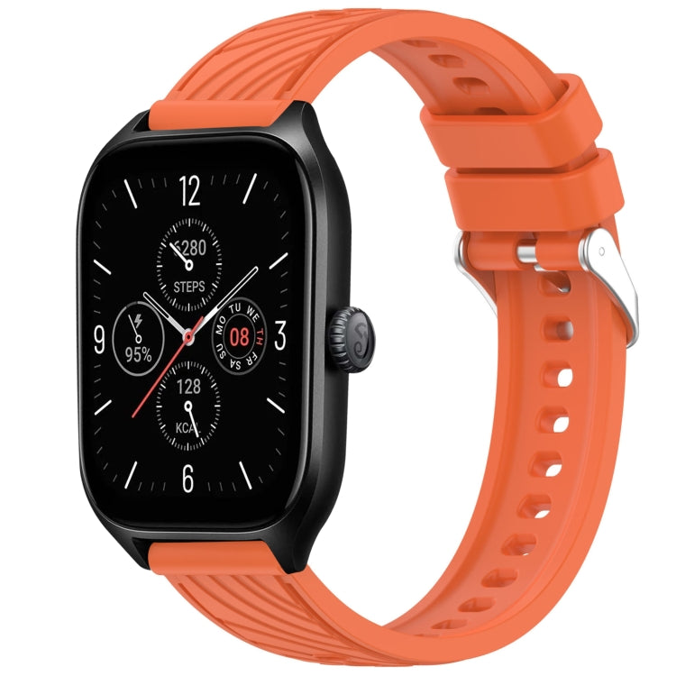 Stripe Texture 20mm Silicone Watch Band, For Amazfit GTR Mini, For Amazfit GTS 4