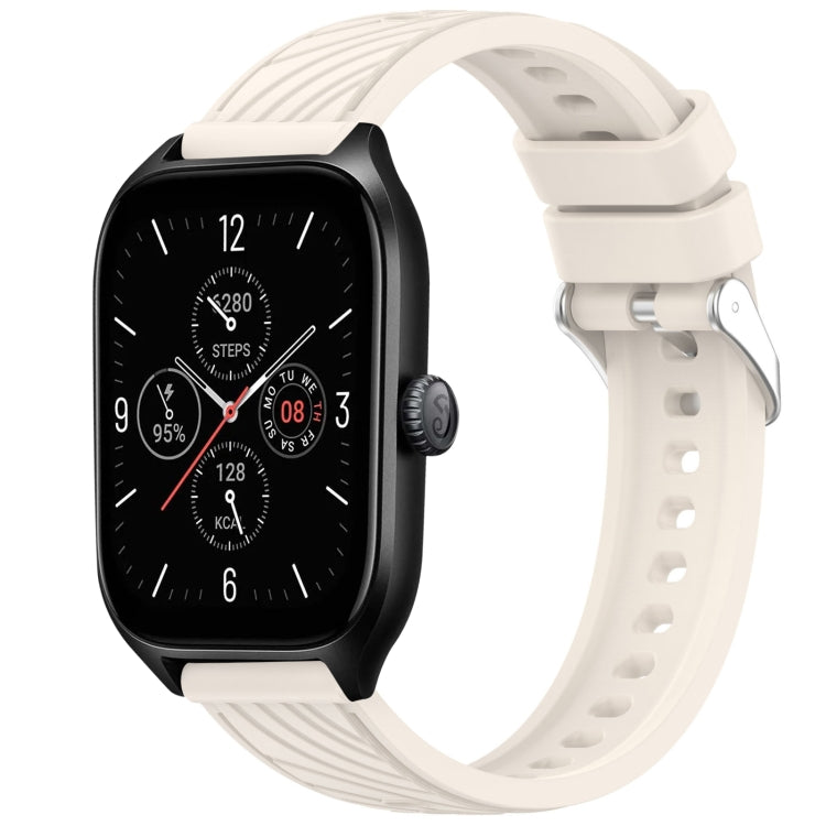 Stripe Texture 20mm Silicone Watch Band, For Amazfit GTR Mini, For Amazfit GTS 4