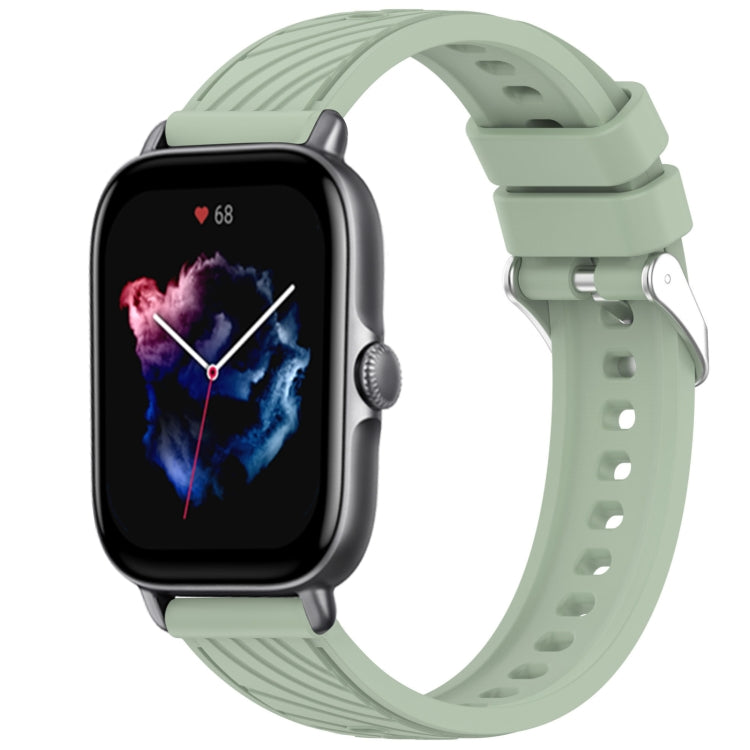 Stripe Texture 20mm Silicone Watch Band, For Amazfit GTS 3, For Amazfit GTS 2 Mini