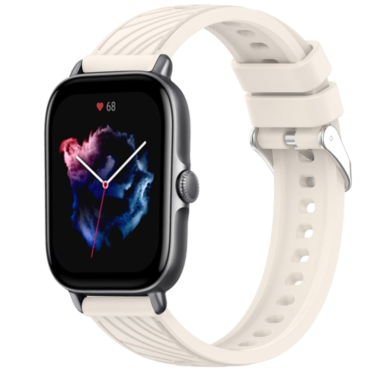 Stripe Texture 20mm Silicone Watch Band, For Amazfit GTS 3, For Amazfit GTS 2 Mini