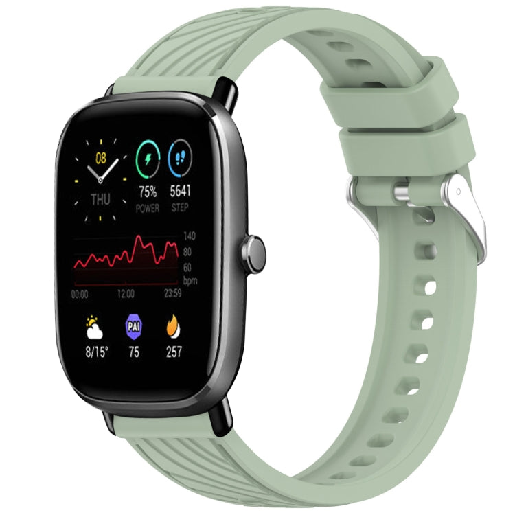 Stripe Texture 20mm Silicone Watch Band, For Amazfit GTS 3, For Amazfit GTS 2 Mini