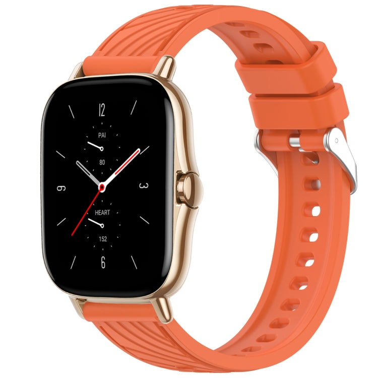 Stripe Texture 20mm Silicone Watch Band, For Amazfit GTS 2, For Amazfit Bip 1S