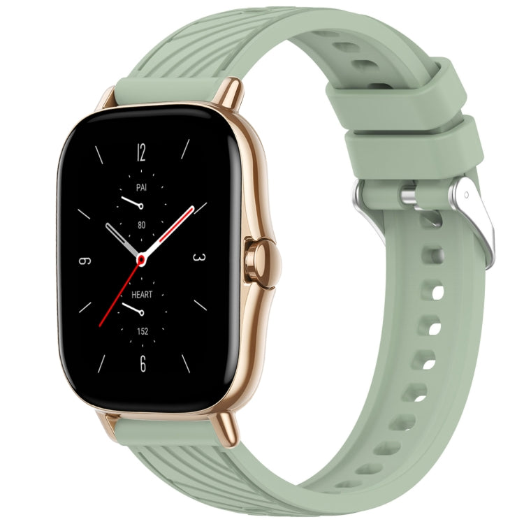 Stripe Texture 20mm Silicone Watch Band, For Amazfit GTS 2, For Amazfit Bip 1S