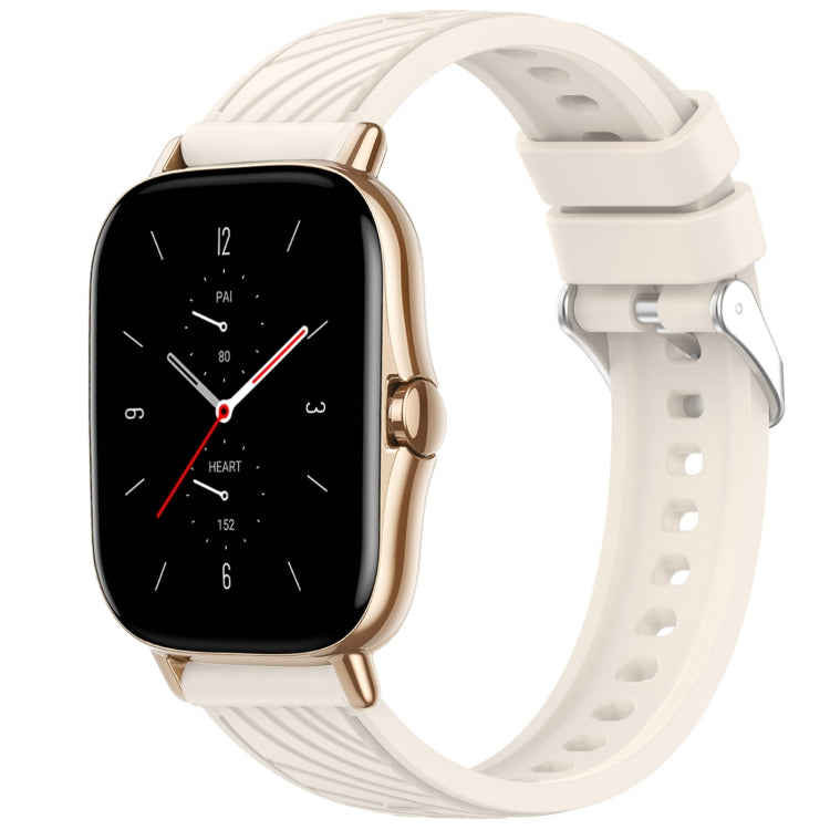 Stripe Texture 20mm Silicone Watch Band, For Amazfit GTS 2, For Amazfit Bip 1S
