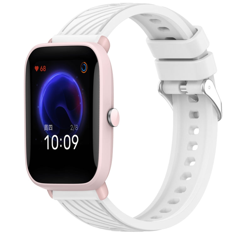 Stripe Texture 20mm Silicone Watch Band, For Amazfit Pop Pro, For Amazfit Pop