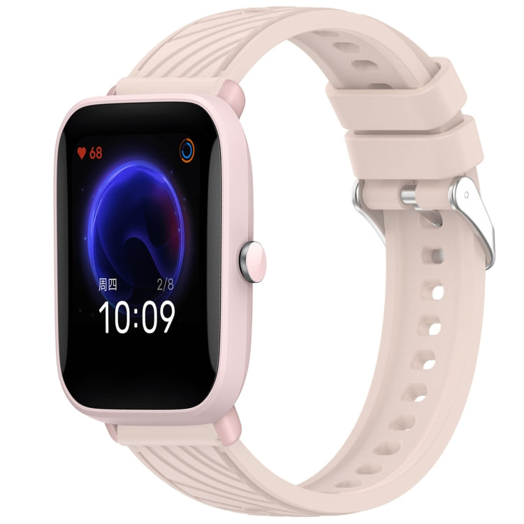 Stripe Texture 20mm Silicone Watch Band, For Amazfit Pop Pro, For Amazfit Pop
