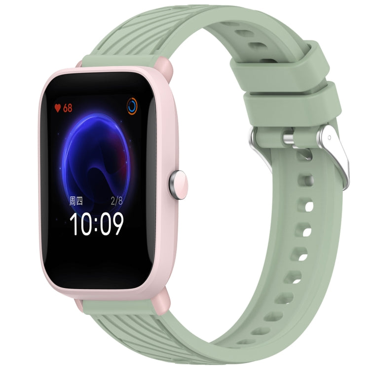 Stripe Texture 20mm Silicone Watch Band, For Amazfit Pop Pro, For Amazfit Pop