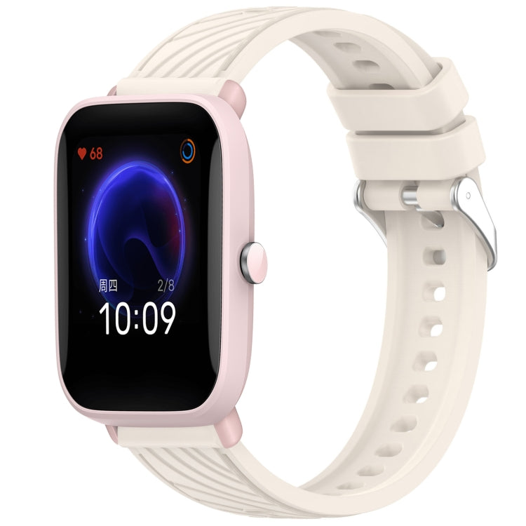 Stripe Texture 20mm Silicone Watch Band, For Amazfit Pop Pro, For Amazfit Pop