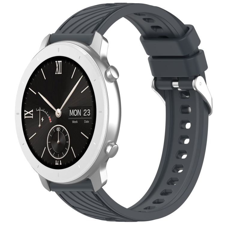 Stripe Texture 20mm Silicone Watch Band, For Amazfit Pop Pro, For Amazfit Pop