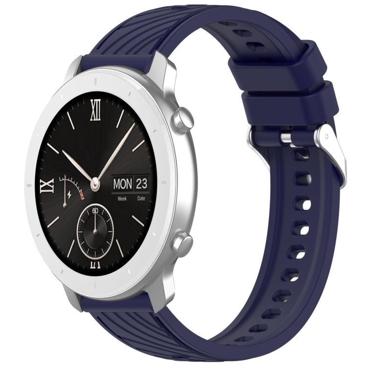 Stripe Texture 20mm Silicone Watch Band, For Amazfit Pop Pro, For Amazfit Pop