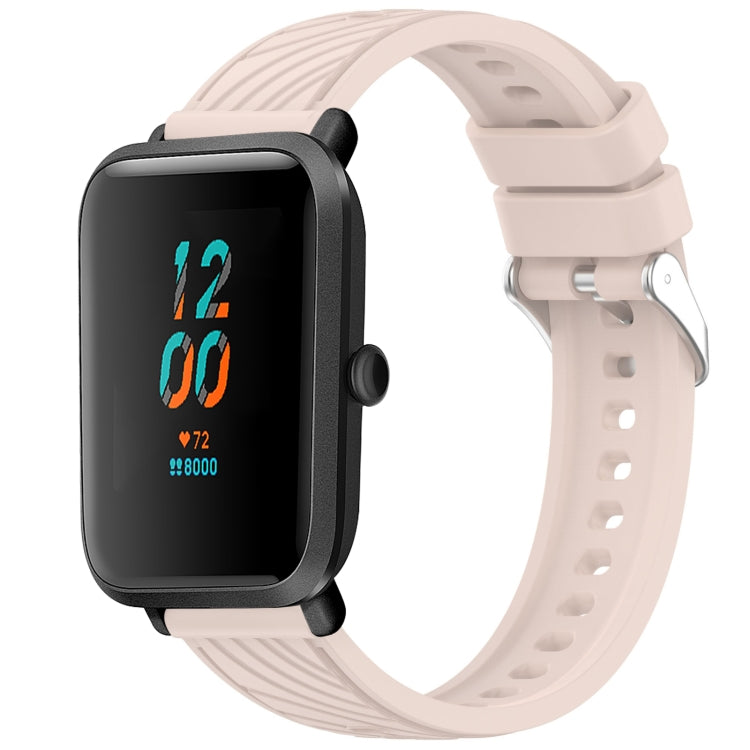 Stripe Texture 20mm Silicone Watch Band, For Amazfit GTS 2, For Amazfit Bip 1S