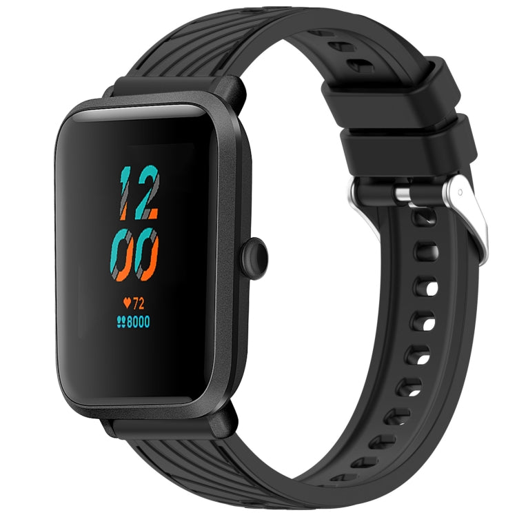 Stripe Texture 20mm Silicone Watch Band, For Amazfit GTS 2, For Amazfit Bip 1S